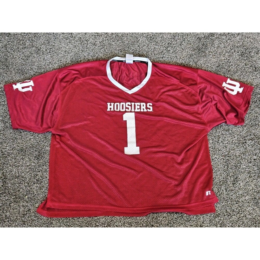 Indiana Hoosiers Russell Athletic Men’s Football Jersey Size 3XL 54 56